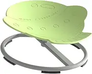 Kids Swivel Chair, Rotating Stool, Science Toy, Sensory Toy, Chair for Boys and Girls, Improves Balance, Green, as described