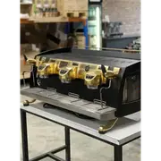 Beautiful Custom 3 Group Gravermetric Black Eagle Coffee Machine