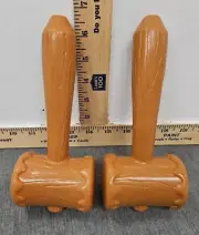 2 Whac A Mole Game Whack A Mole Milton Bradley Brown Replacement Hammer Mallet