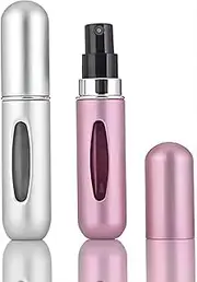 [ILLUVA] 5 ml mini perfume atomiser, pocket atomiser, refillable perfume atomiser, portable spray bottles, empty spray bottles, bottle atomiser for flight travel