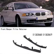 Left Front Bumper Headlight Lower Molding Trim For BMW E46 1998-2002