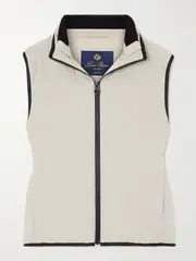 [Loro Piana] Loro Piana - Rocky Quilted Padded Shell Vest - Beige - large large Neutrals