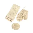3 Pcs Jute Back Wash Strap Shower Ball Exfoliating Back Exfoliating S ZZ1