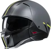 HJC i20 Batol Jet Helmet, black-grey, Size M for Men Black Grey