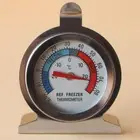 Accurate Temperature Monitoring Stainless Steel Fridge Freezer Thermometer 1pc