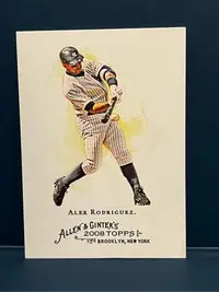 在飛比找Yahoo!奇摩拍賣優惠-棒球金童 畫卡A-Rod Alex Rodriguez 20