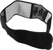 GARVALON Double Pull Magnetic Therapy Belt Self-heating Back Support for Lower Pain s Size Black for Ages