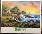 THOMAS KINKADE PUZZLE 3501-5 “SEASIDE HAVEN” 2000 Piece Puzzle