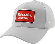 Zephyr ZHATS Men's Standard NCAA Officially Licensed Fitted Hat ZH Patch Brick Light Gray
