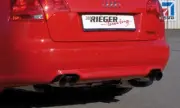 Rieger 55227 for Audi A4 (8E) B7 04-08 Rear Insert Diffuser (for: Audi)
