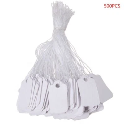 Pcs/set Price Label Tags String Watch Jewelry Clothing Display Merchandise