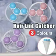 2 PCS Reusable Hair Lint Catcher Removal Net Bag Wash Machine Float Filter