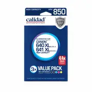 3 Pack Calidad Canon 640 XL and 641 XL Value Pack Cartridge