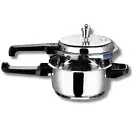 Vinod 18/8 Stainless Steel Pressure Cooker Outer Lid 5 Ltrs Induction & Gas Base
