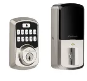 Kwikset Aura Satin Nickel 942 BLE DB 15 SMT Keypad Smart Lock