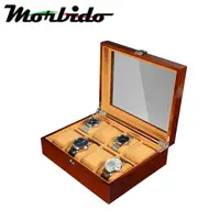 在飛比找PChome24h購物優惠-Morbido蒙彼多精緻高檔木質手錶收藏盒/展示盒(8只入)