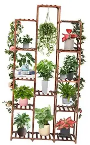 Plant Stand Indoor Outdoor Large Plant Cabinet Corner Holder Plant Shelf 13