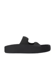 Stretch platform sandals 39,41 Black