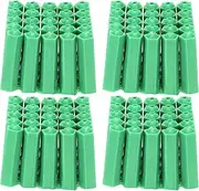 M6 Expansion Pipe Plastic Wall Plug Fixing Tube Green Accessories for Home Decor