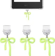 [3 Pack] T Tersely Dust Plug for Kindle Paperwhite 12th/11th/Kobo/E-Book/Mobile Phone, USB C Cute Dust Plug Accessories, Decoration for Type C Charging Ports - Green