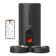 WOPET Automatic Cat Feeder, 5G WiFi Pet Feeder for Two Cats or Dogs with Remo...