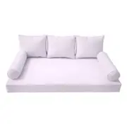 *COVER ONLY*-Style 3 Outdoor Daybed Mattress Bolster Pillow Same Pipe Full AD107