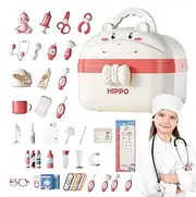 Kids Doctors Play Set | Kid Doctor Set - Children Role Play Toy with Storage Case for Home Classroom Kindergarten, Encourage Imagination and Curiosity