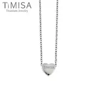 在飛比找ETMall東森購物網優惠-【TiMISA】小愛心 純鈦(極細鎖骨)項鍊(B)