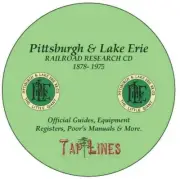 PITTSBURGH & LAKE ERIE RR OFFICIAL GUIDES, EQUIPMENT REGISTERS & POORS ON CD