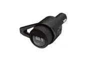 SCOSCHE BTFREQ(TM) WIRELESS HANDS-FREE CAR KIT DUAL 12W USB PORT AUX INPUT AND CABLE