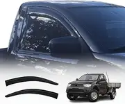 OAD4X4 Weathershields Compatible with Mitsubishi Triton Single Cab 2006-2015, Weather Shields Window Visors Wind Deflectors Sun Rain Guard 2PCS Set