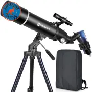 Telescopes for Adults Astronomy, 80Mm Aperture 600Mm Refractor Telescope for Kid