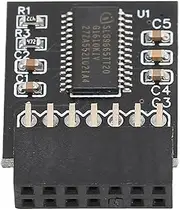 TPM 2.0 Encryption Security Module, TPM Security Chip Perform Extensive Encryption 14 Pin LPC Interface, Security Enhancement, for B550, for B450, for B460