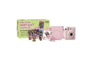 Fujifilm Instax Mini 12 Case & Film Bundle (Pink)