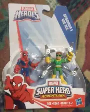 Playskool Marvel Super Hero Adventures Amazing Spider-Man & Doc Ock Mini Figures