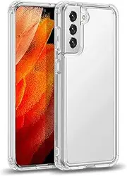 [ZUSLAB] Galaxy S21 FE 5G Case Slim Hybird Shockproof Translucent Protective Cover for Samsung - Clear