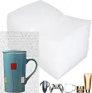 Bubble Pouches Wrap bag 8 Inch x 10 Inch,50 Pcs Double Wall Thickening Clear Bubble Out Bags Protective, Cushioning Bags for Moving, Shipping and Packing