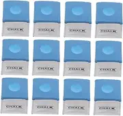 12 Pack Billiards Cue Chalk Snooker Cue Chalk for Smooth Shots Cubes Billiards Accessories Home Bar Use