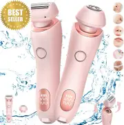 Silkglide Pro 2024 Razor Epilator, 2-in-1 Electric Shaver Women, Wet & Dry, Pink