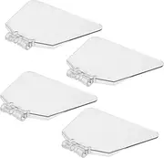 HORIALENCE 4pcs Transparent Eye Shield for Bench Grinder Protective Cover for Angle Grinder Easy to Replace and Clean for Workshop Safety and Eye Protection