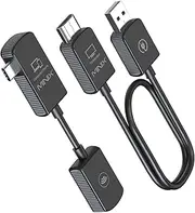 MINIX C1 USB-C HDMI Wireless Extender, USB C Sender and HDMI Receiver Wireless dongle, 1080P 60Hz, Portable, Plug and Play for Laptops PC Smartphones Screen Cast, IP15 Phone Android 164ft Driver Free