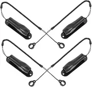 Uonlytech 4Pcs Nurse Lanyard with Spring Straps for Tablets and Pen Leash for Desk Use Elastic Cord with Pen Holder for Stylus and Diary Lightweight and Portable Design