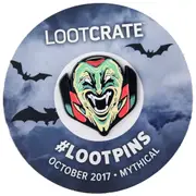 Mythical Halloween Enamel Pin/Brooch By Loot Crate - Licensed - New, Mint Condition