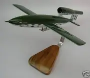Fi-103 V-1 Fieseler Flying Bomb Mahogany Kiln Dry Wood Model Small New