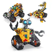 3-in-1 STEM Robot Toy Remote/App Control Coding Blocks Set Kids 8-16 588pcs