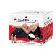 Velveted Luxury Inflatable Bed & Thrusting Machine by RealisticX - Silicone Vibr