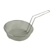 Thunder Group SLCB010C 10" Diameter Coarse Mesh Nickel Plated Culinary Basket