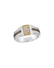 Le Vian For Him 14K Two -Tone 0.49 ct. tw. Diamond Ring