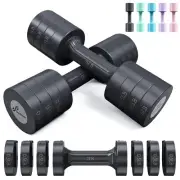Adjustable Dumbbells Hand Weights Set Sportneer 1 Pair 0.9-4.5KG 0.9-2.3KG Fa...
