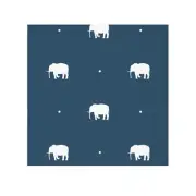 Elephant Print Face Towel, Cute Bathroom Decor, Gift for Animal Lovers, Nursery
